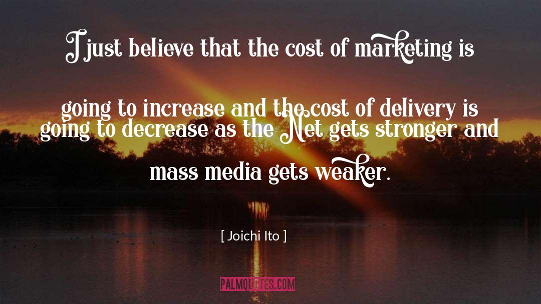 Cost quotes by Joichi Ito