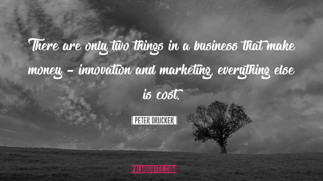 Cost Savings quotes by Peter Drucker