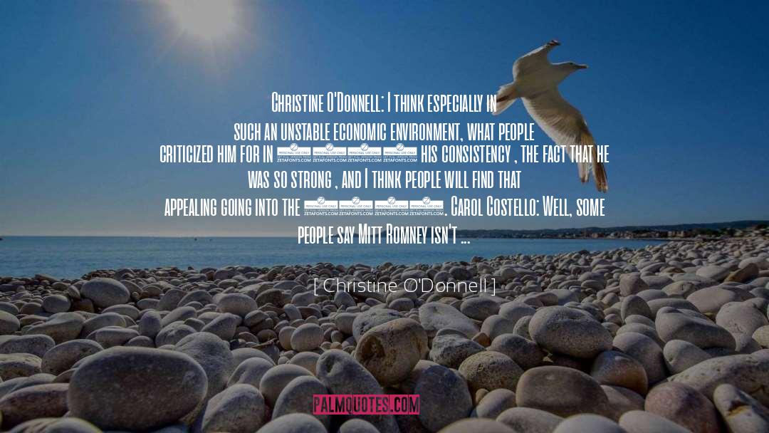 Costello quotes by Christine O'Donnell