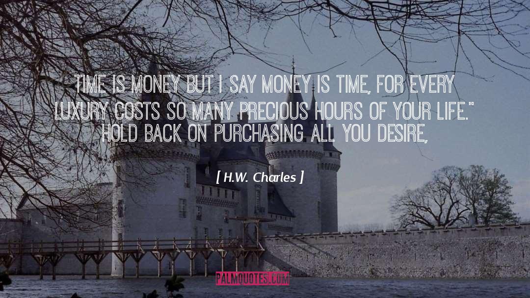 Costs quotes by H.W. Charles