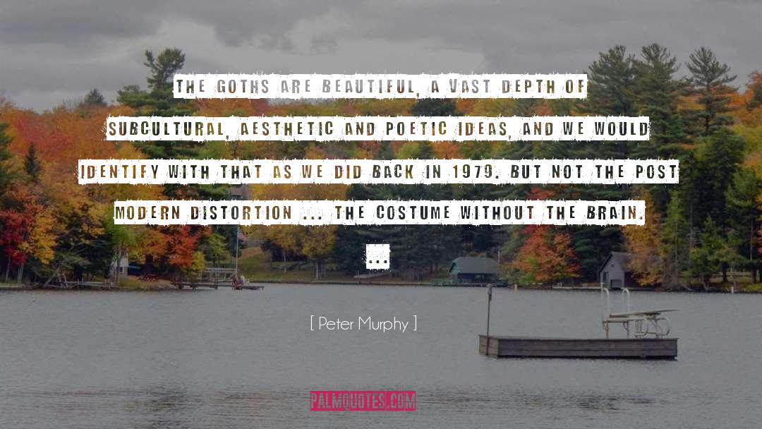 Costumes quotes by Peter Murphy