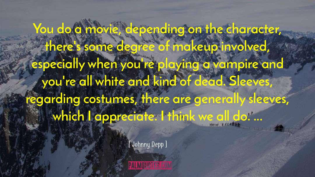 Costumes quotes by Johnny Depp