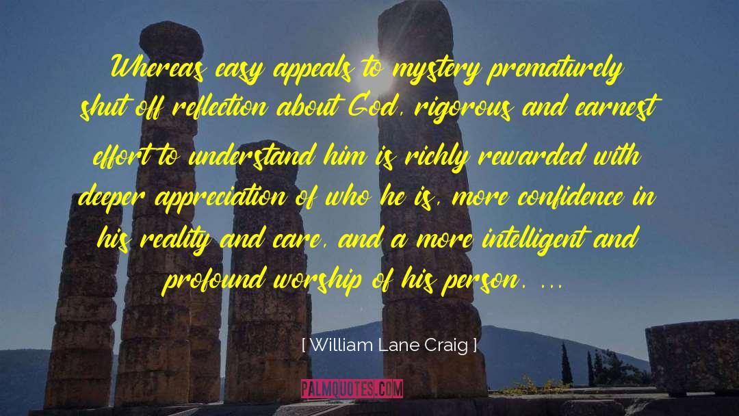 Cosy Mystery quotes by William Lane Craig