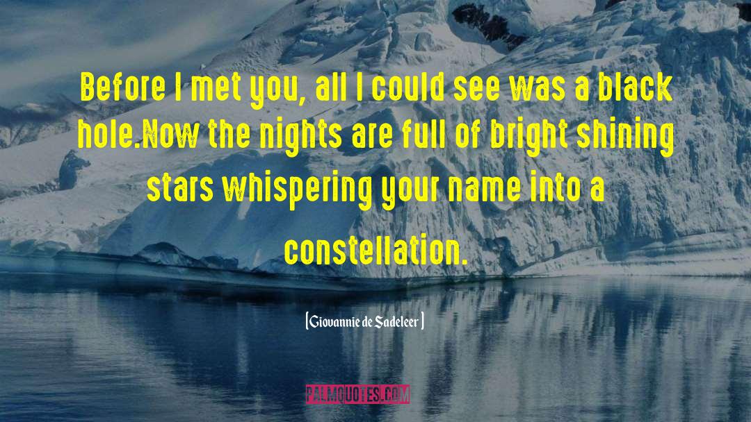 Cosy Nights quotes by Giovannie De Sadeleer