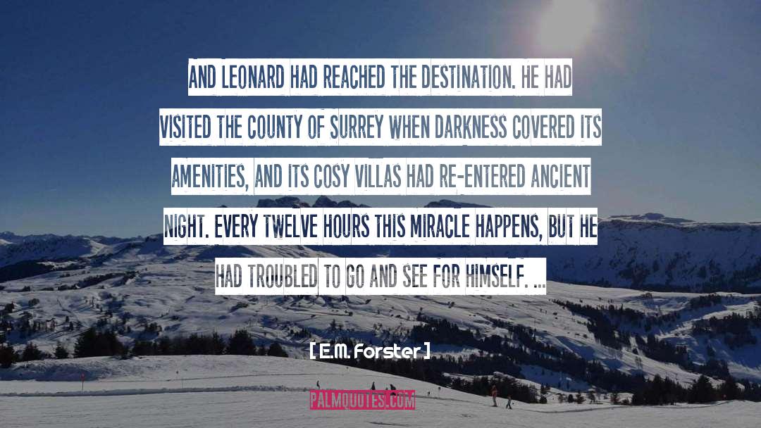 Cosy quotes by E.M. Forster