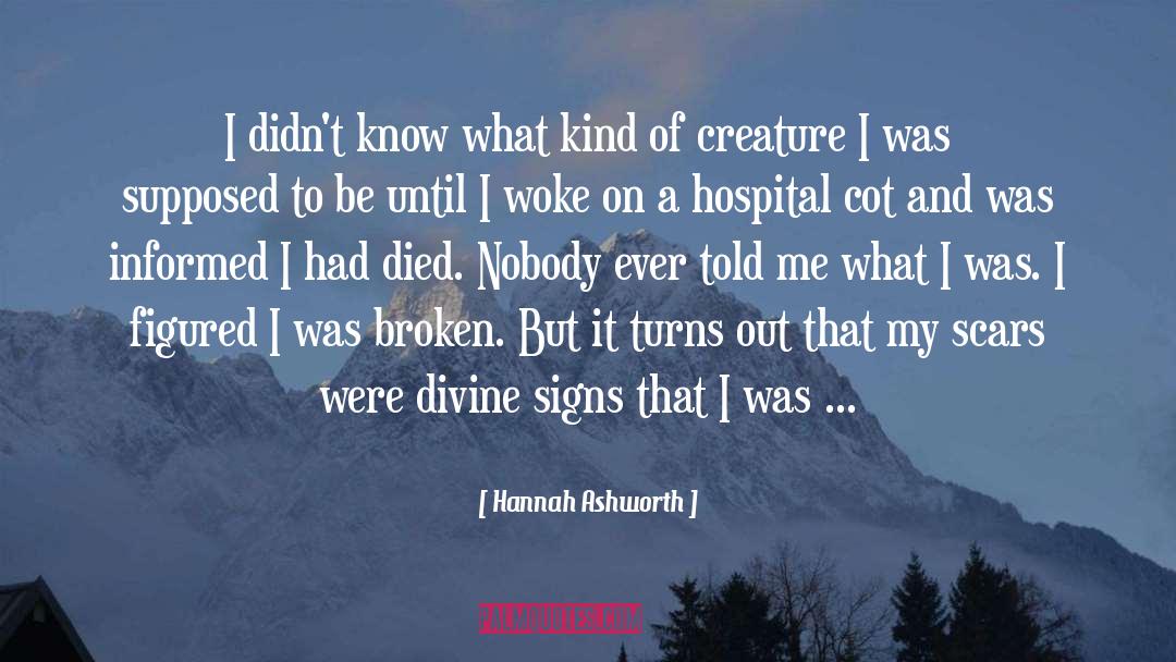 Cot quotes by Hannah Ashworth