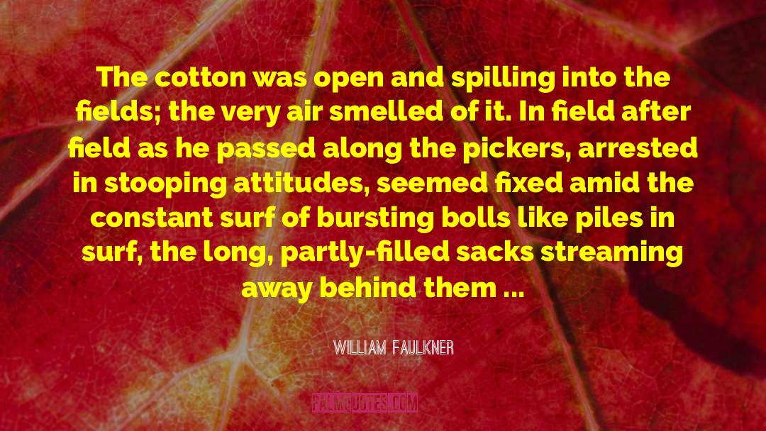 Cotton Harvest quotes by William Faulkner
