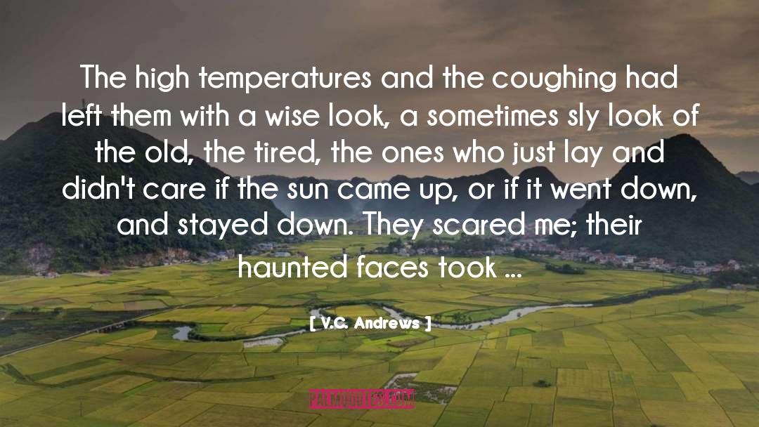 Coughing quotes by V.C. Andrews