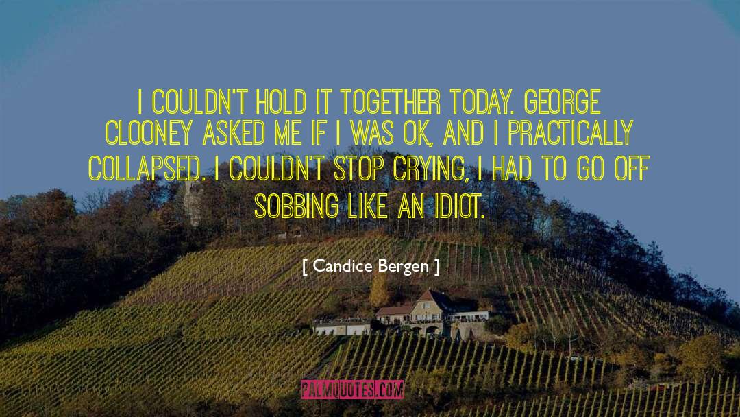 Couldnt Stop Laughing quotes by Candice Bergen