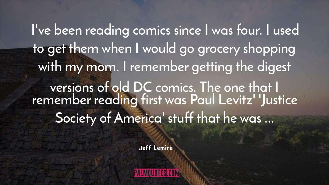 Coulthard Four quotes by Jeff Lemire