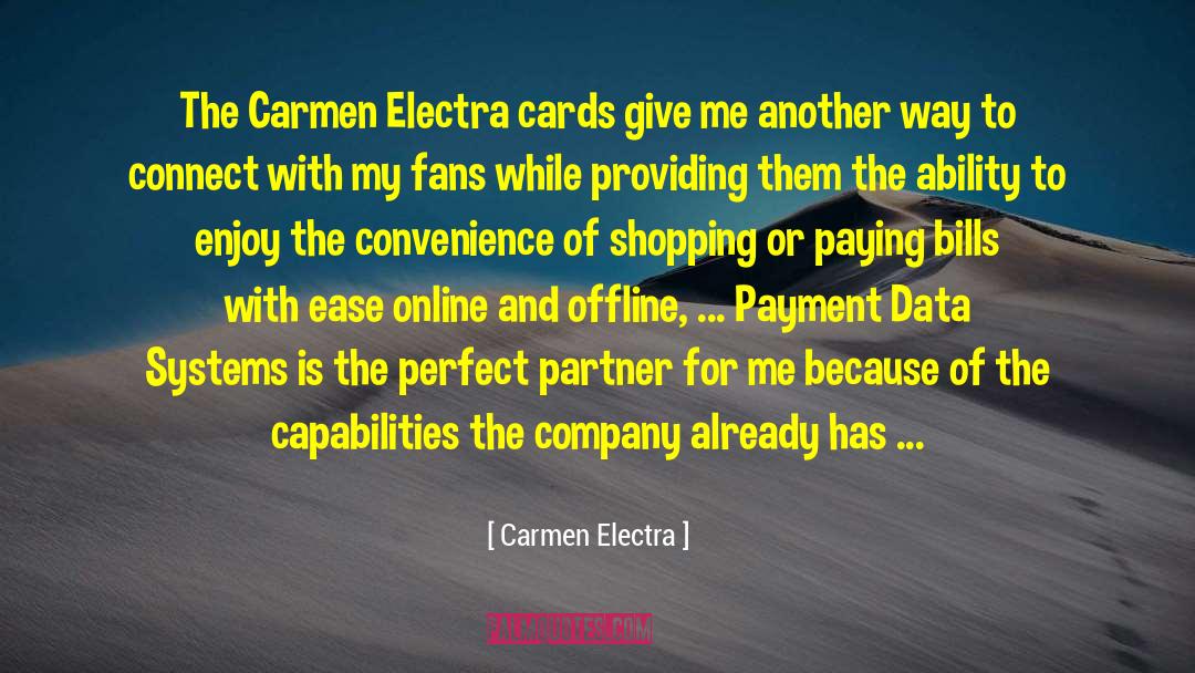 Counseling Connect quotes by Carmen Electra