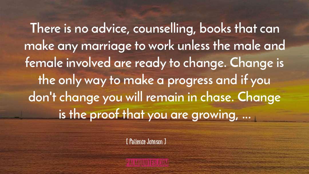 Counselling quotes by Patience Johnson