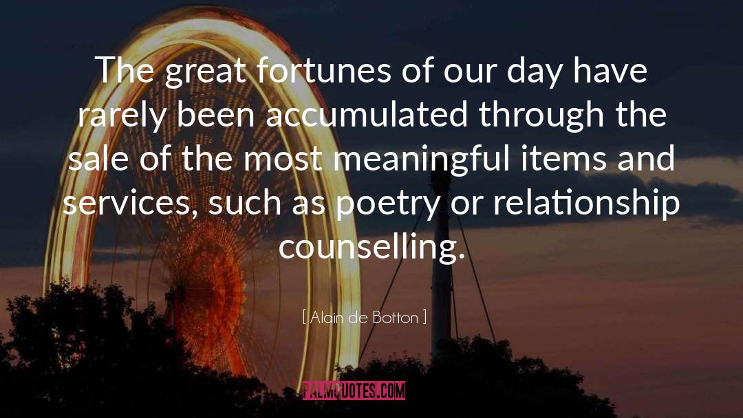 Counselling quotes by Alain De Botton