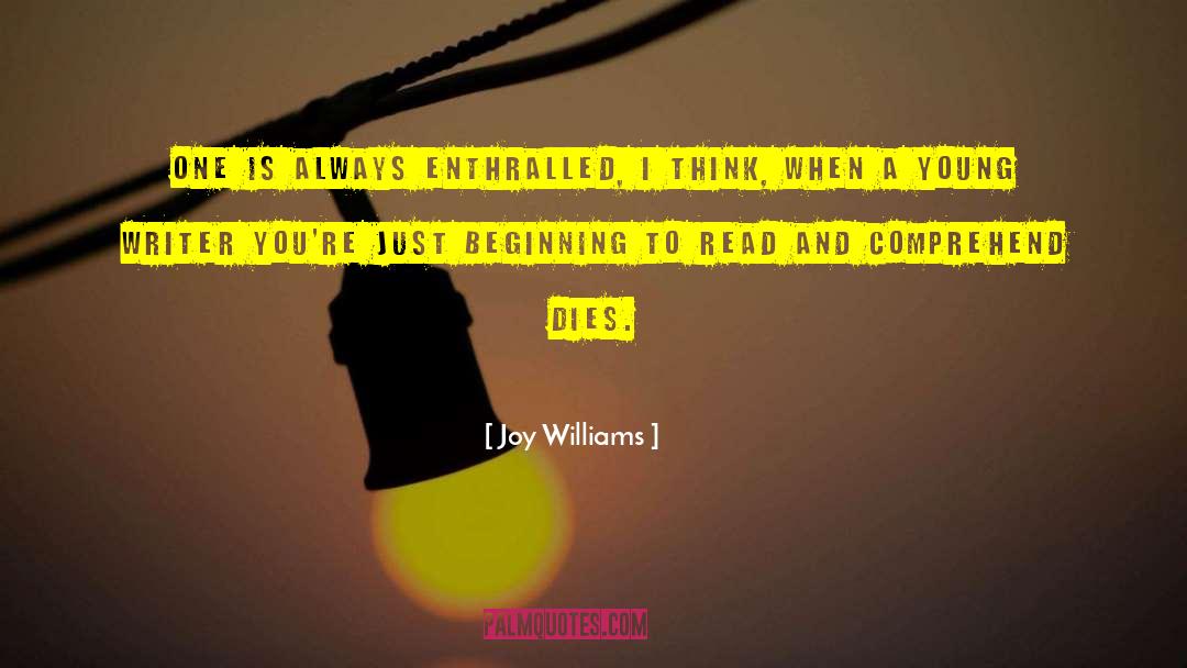 Counsels To Writers quotes by Joy Williams