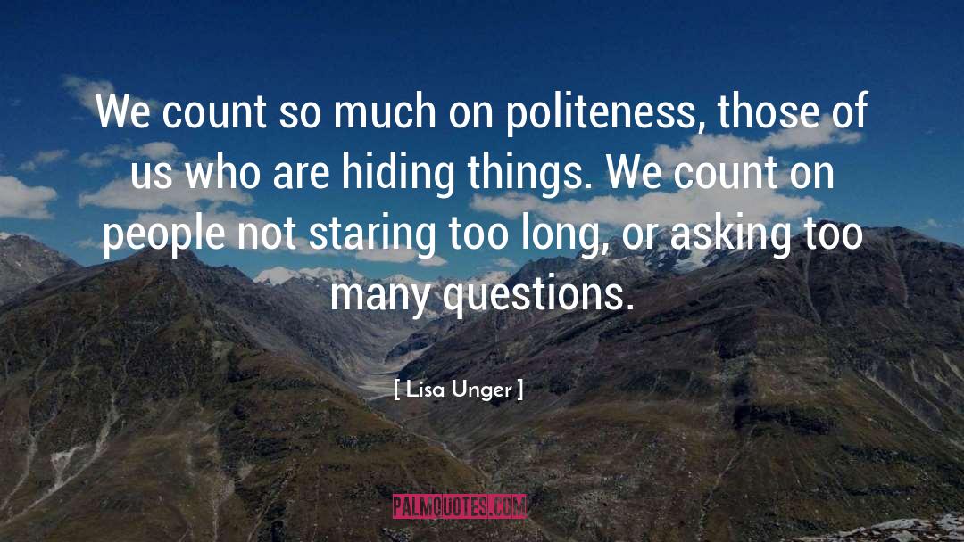 Count quotes by Lisa Unger