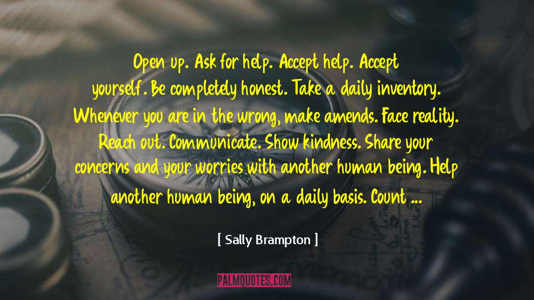 Count Your Blessings quotes by Sally Brampton