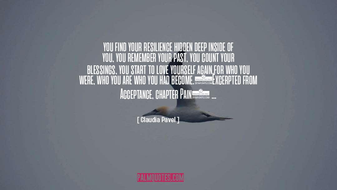 Count Your Blessings quotes by Claudia Pavel