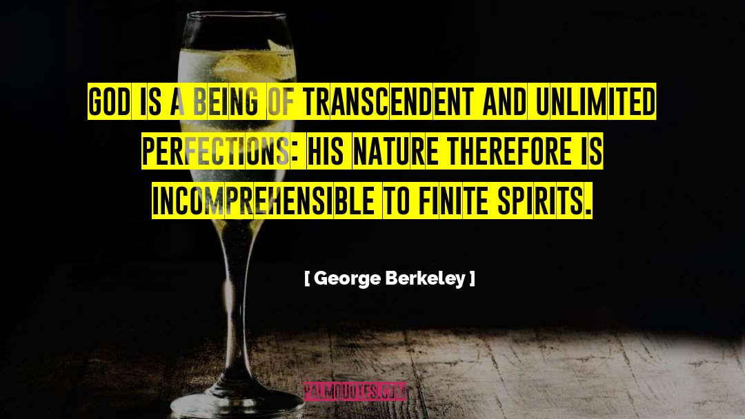 Countably Finite quotes by George Berkeley