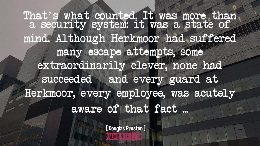 Counted quotes by Douglas Preston