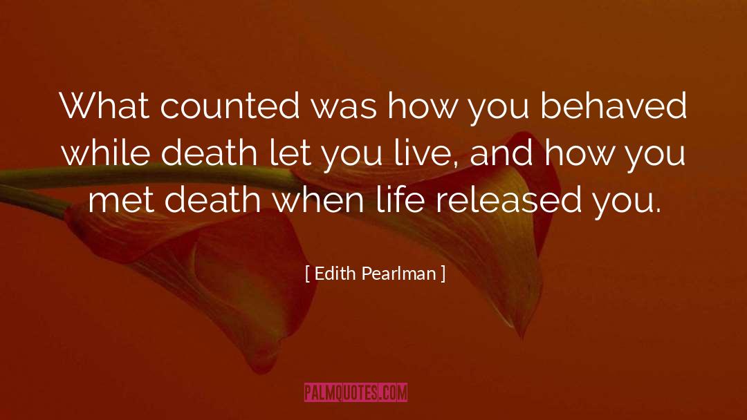 Counted quotes by Edith Pearlman