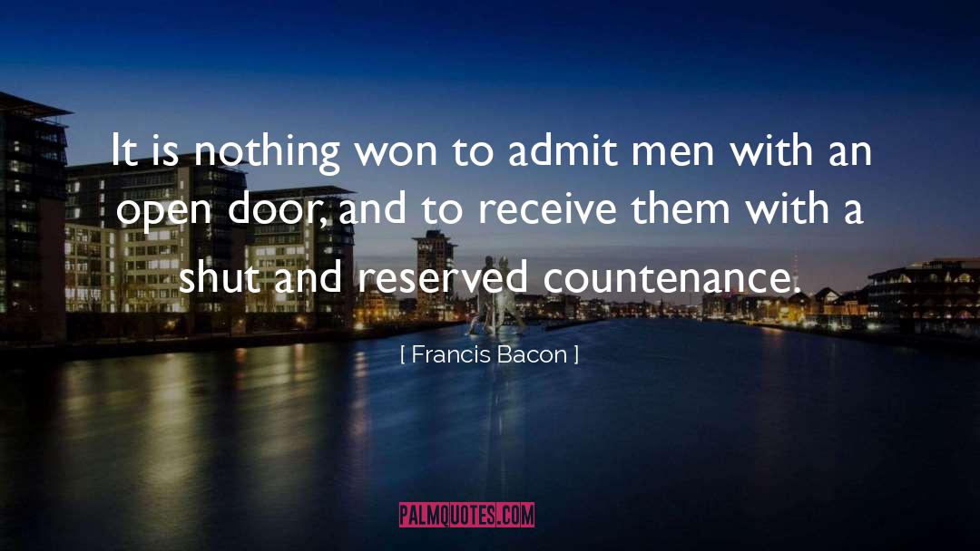 Countenance quotes by Francis Bacon
