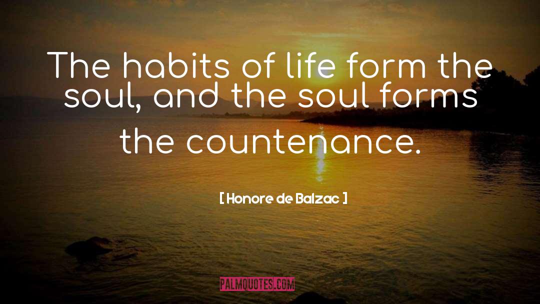 Countenance quotes by Honore De Balzac