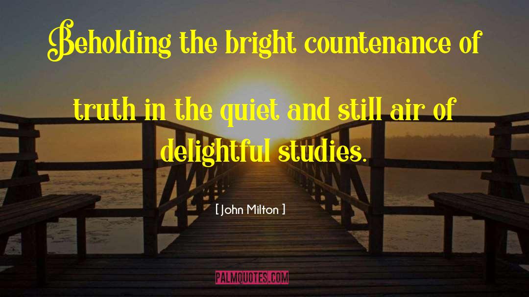 Countenance quotes by John Milton