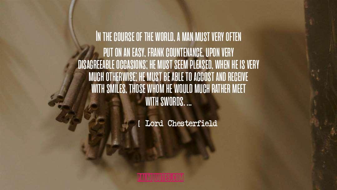 Countenance quotes by Lord Chesterfield