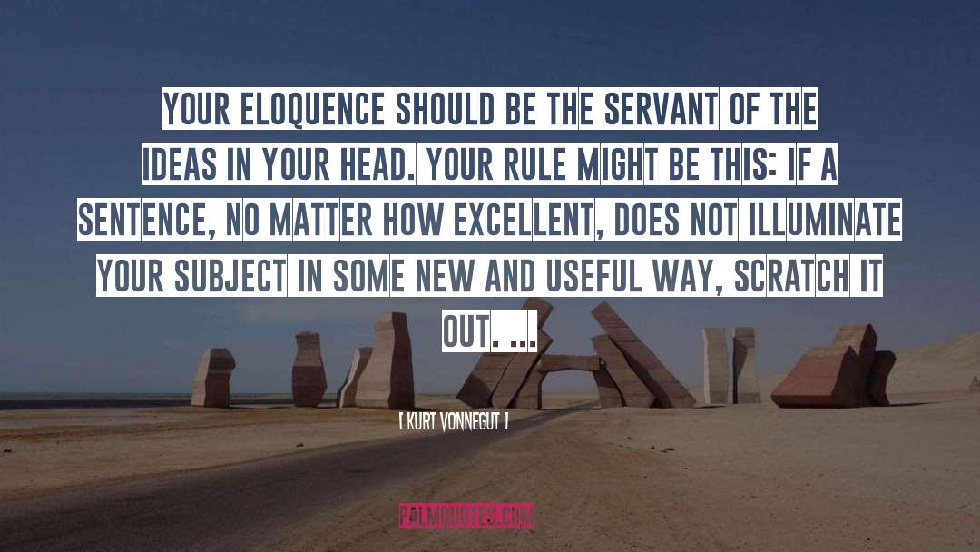 Countenances In A Sentence quotes by Kurt Vonnegut