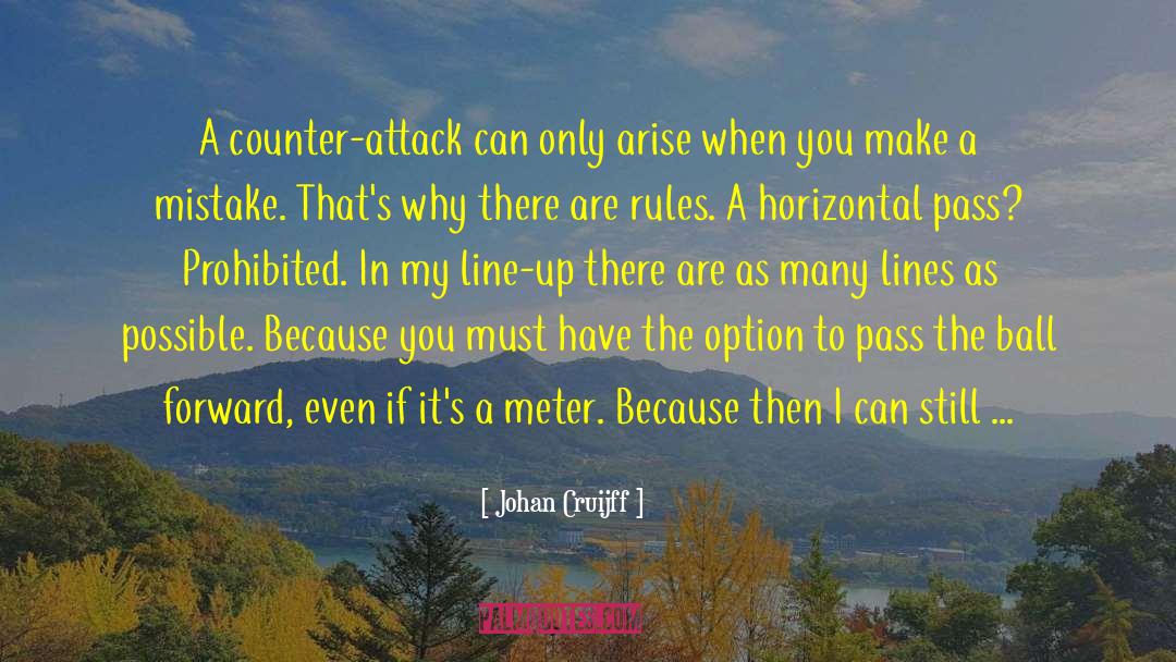 Counter Attack quotes by Johan Cruijff