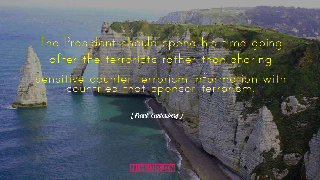 Counter Terrorism quotes by Frank Lautenberg