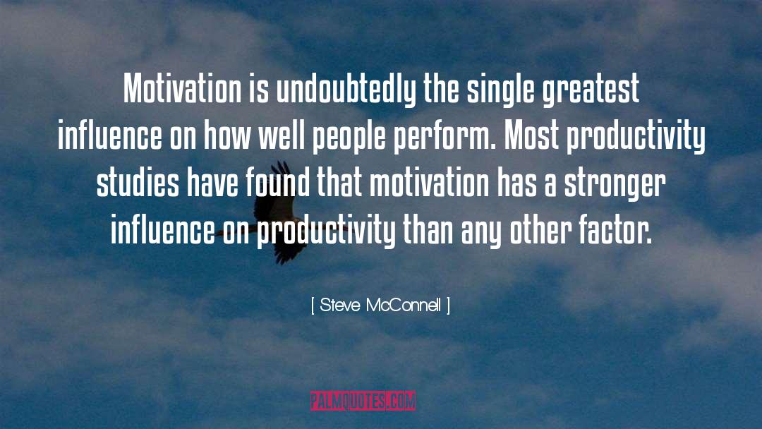 Counteractive Influence quotes by Steve McConnell