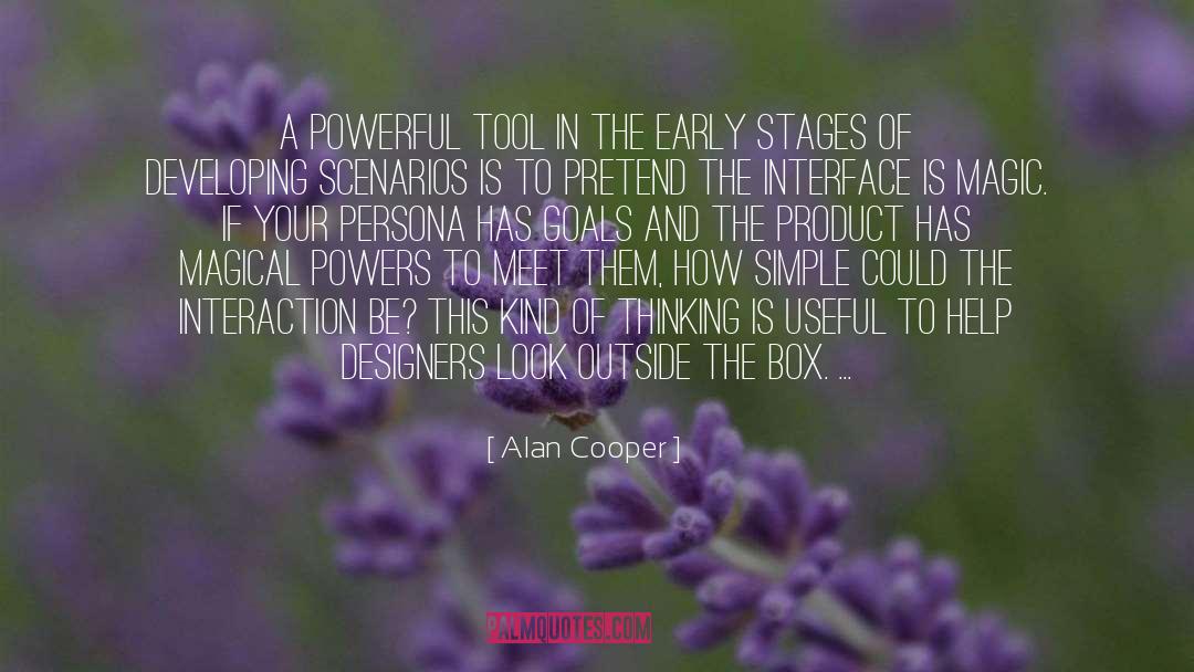 Counterirritant Product quotes by Alan Cooper