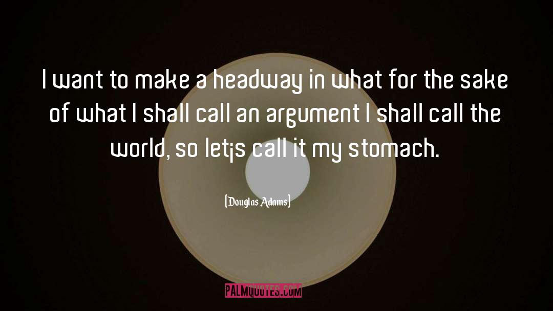 Counterweight Headway quotes by Douglas Adams