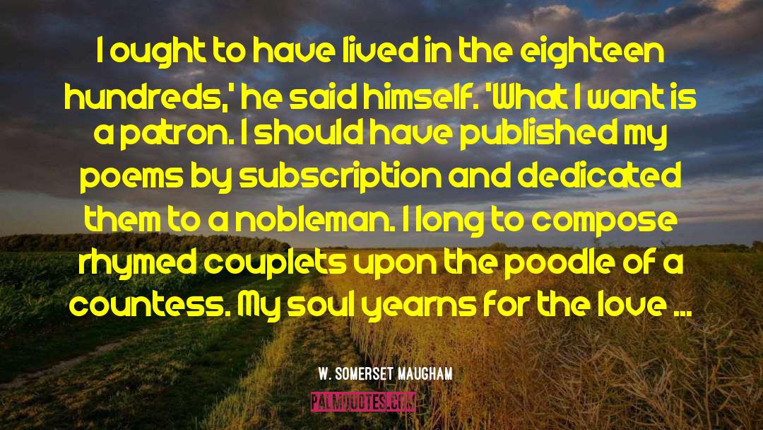 Countess quotes by W. Somerset Maugham