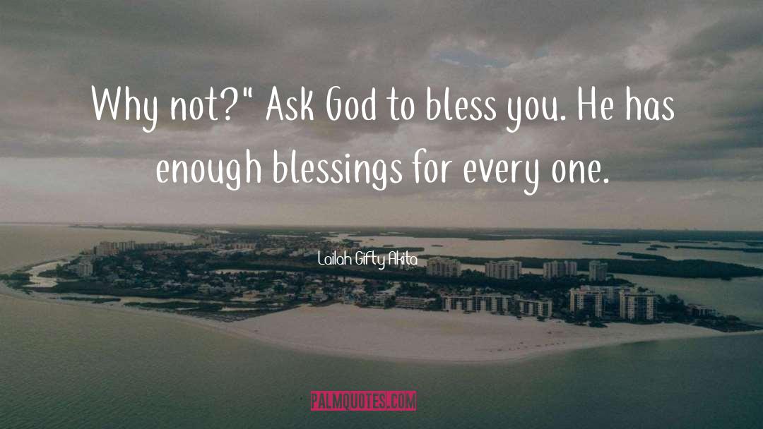 Counting Blessings quotes by Lailah Gifty Akita