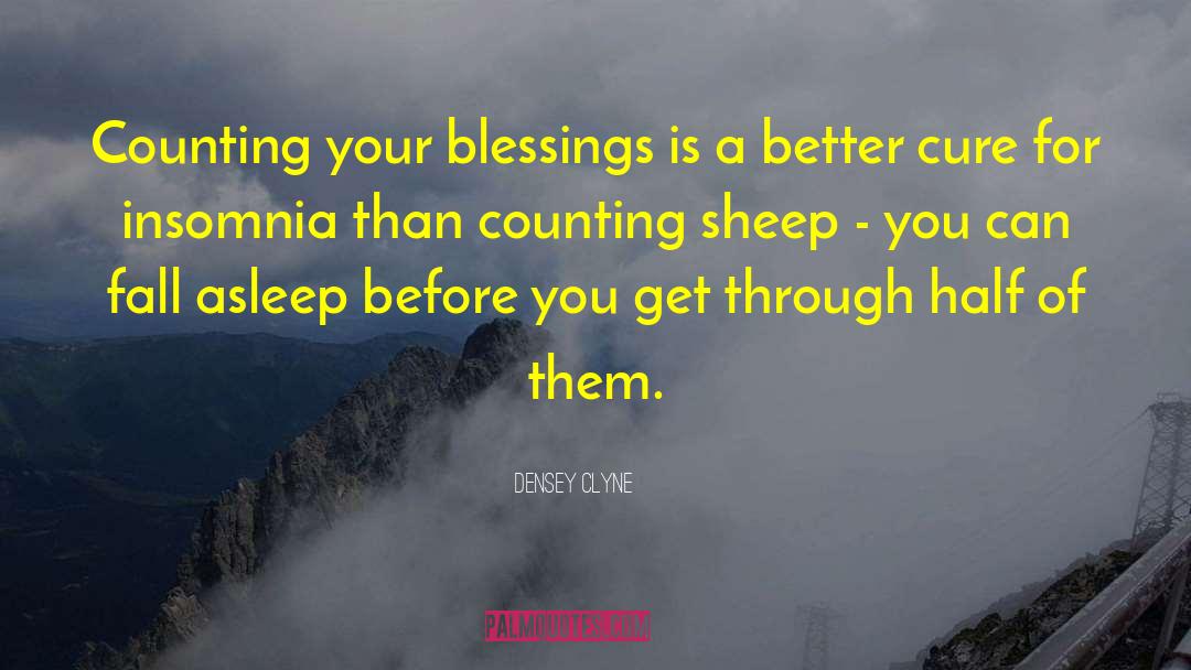Counting Sheep quotes by Densey Clyne