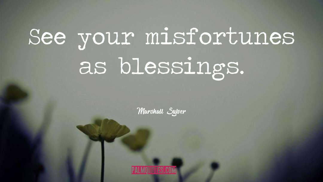 Counting Your Blessings quotes by Marshall Sylver