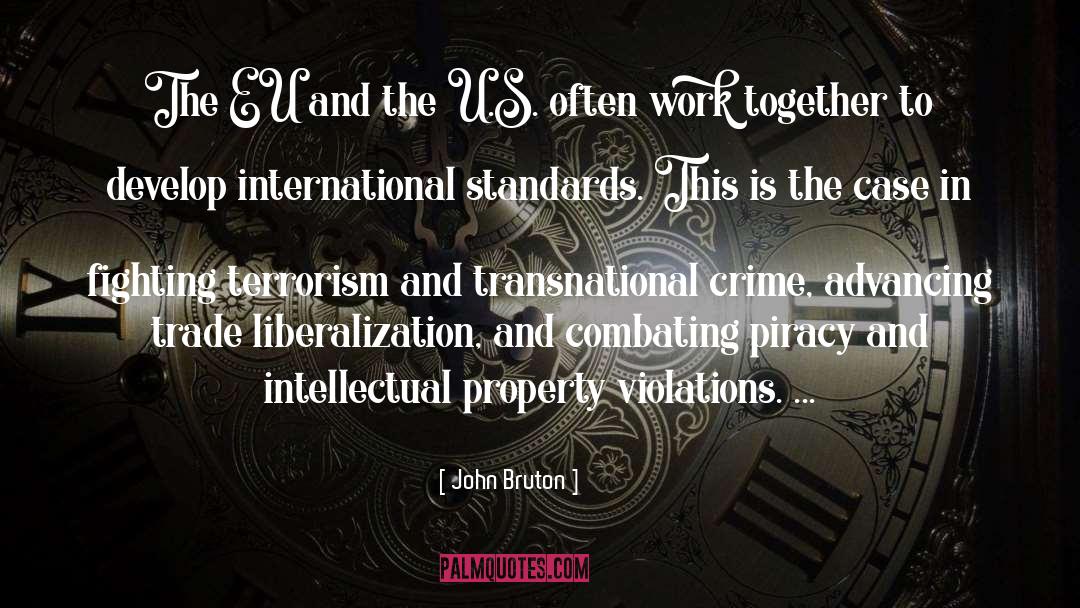 Countries Working Together quotes by John Bruton