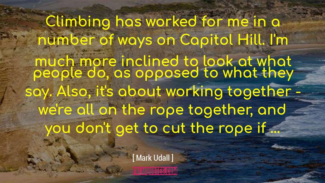 Countries Working Together quotes by Mark Udall