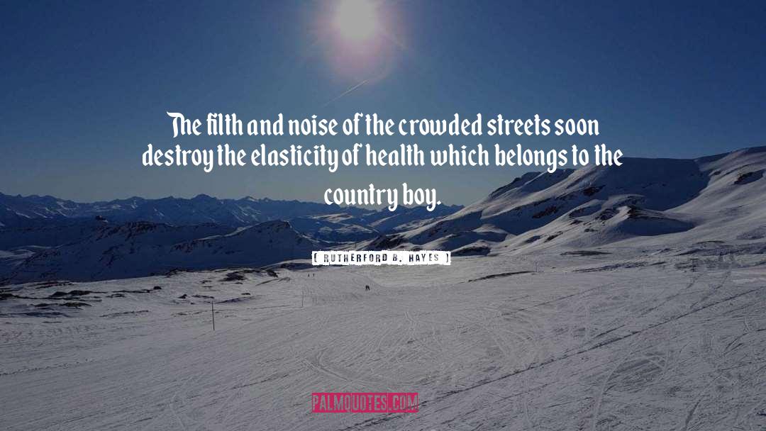 Country Boy quotes by Rutherford B. Hayes
