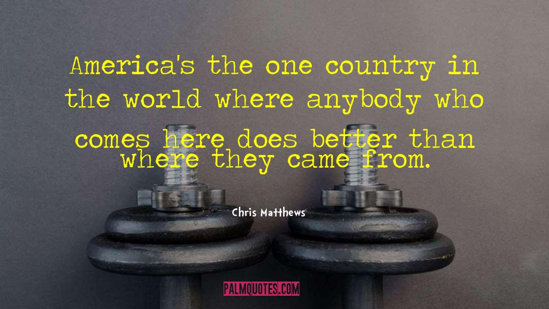 Country From Asia quotes by Chris Matthews