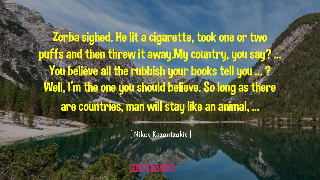 Country God quotes by Nikos Kazantzakis