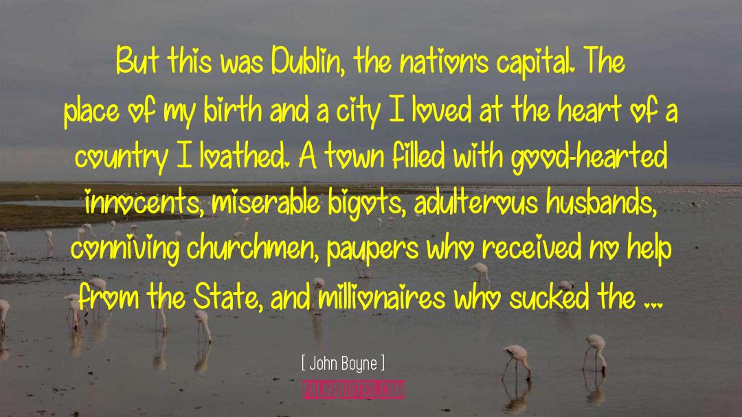 Country Humor quotes by John Boyne