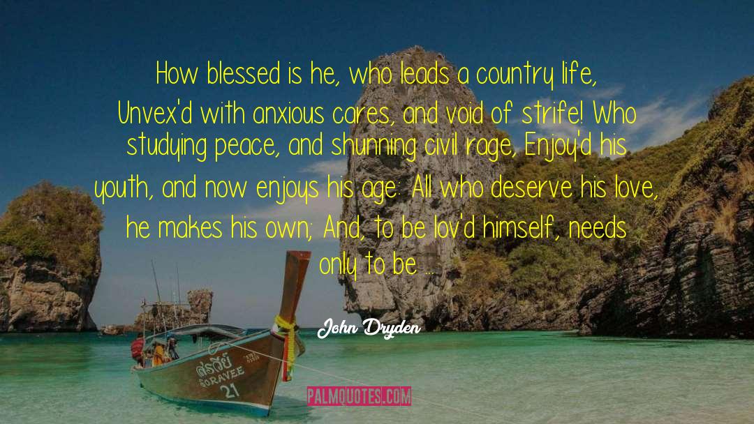 Country Life quotes by John Dryden