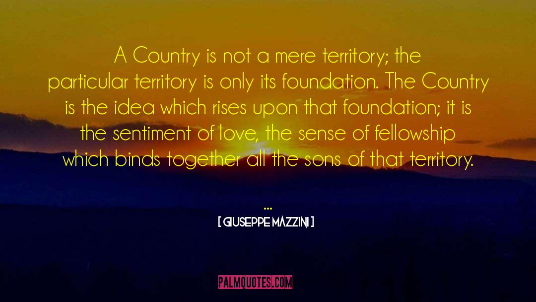 Country Love quotes by Giuseppe Mazzini