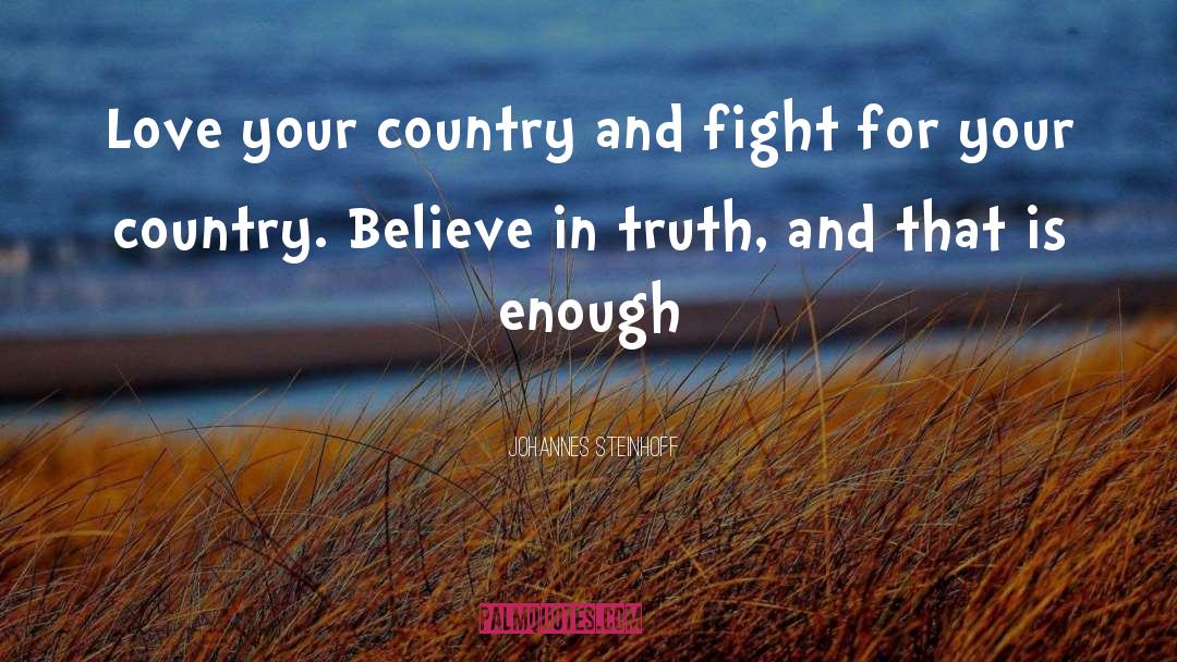 Country Love quotes by Johannes Steinhoff