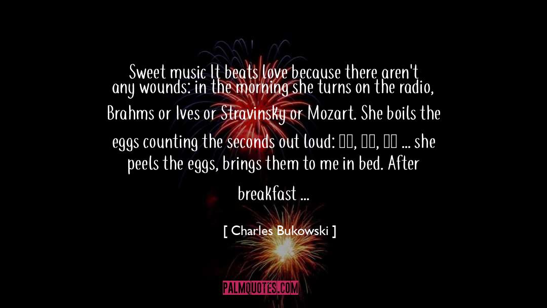 Country Music Love quotes by Charles Bukowski