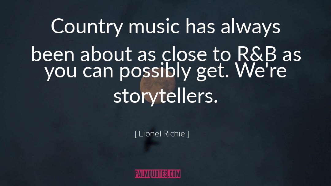Country Music quotes by Lionel Richie