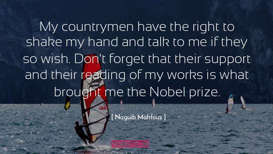 Countrymen quotes by Naguib Mahfouz